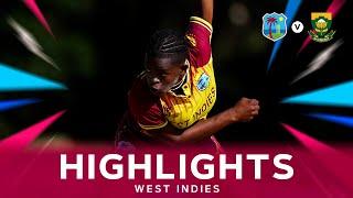 Glasgow Hits Maiden Half Century | Highlights | West Indies Women v South Africa | 1st T20I