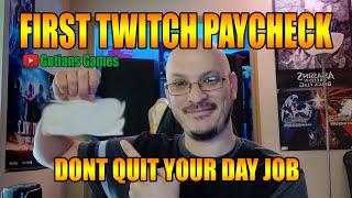 First Twitch Payout! How Twitch Affiliate Payments Work