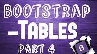 Bootstrap for Beginner-Tables: Part 4