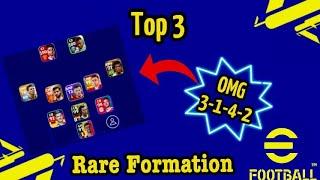 Top 3 New Hidden Rare Formation update eFootball 2023 Mobile 3143?