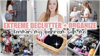 EXTREME DECLUTTER + DEEP CLEAN + ORGANIZE WITH ME // konmari home decluttering and organization