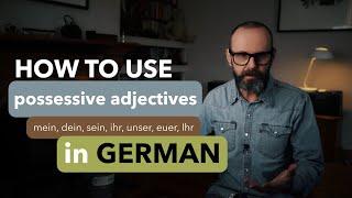 Possessive ADJECTIVES in German | Week  11 Bausteine eins