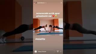 Mİafitz ve Eylül fitness storysi (miafitz taytlı efsane kalçalar