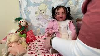 Blanket Reveal Christmas Baby