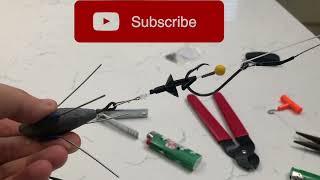 How to tie a Tope Shore Rig, wire pulley (beach shark rig)