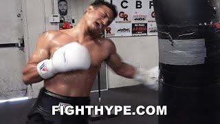 ROLLY ROMERO "KILL KILL KILL" MONSTER KO SHOTS; MURDERS HEAVY BAG WITH POWER BOMBS