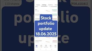 my stock investment portfolio update 18.06.2025 #shorts #groww #equity #investing #portfolio