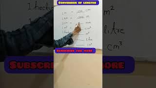 Conversion of Lengths | Gyan Glory #shorts #trick #gk