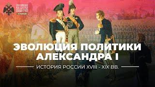 Эволюция курса государственной политики Александра I (1801-1825 гг.)