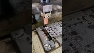 EDM machining of mold parts #cnc #cncmachining