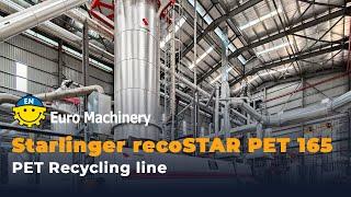 Starlinger recoSTAR PET 165 HC iV+MP | High-Performance PET Recycling Machine for Sale!