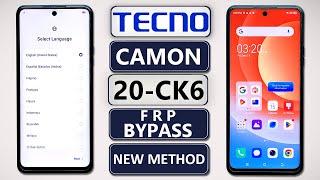 Tecno Camon 20 Frp Bypass Without Pc | Camon 20 Frp Bypass | Tecno Camon 20 Remove Google Account |