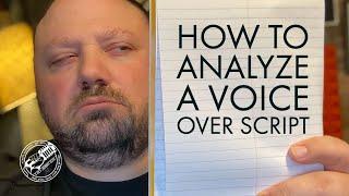 How To Analyze A Voice Over Script