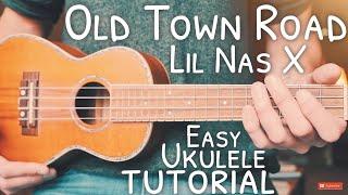 Old Town Road Lil Nas X Ukulele Tutorial // Old Town Road Ukulele // Lesson #678