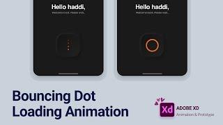 [ Adobe XD Tutorial ] How to create Bouncing Dot Loading Animation | UX FLAME