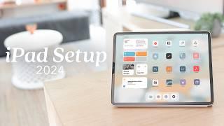 ️ My 2024 iPad Setup ( + free app icons) | customisation,  fav apps 