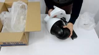 IP Speed Dome PTZ Camera with IR 300 Meters, 30X Zoom & Auto Tracking