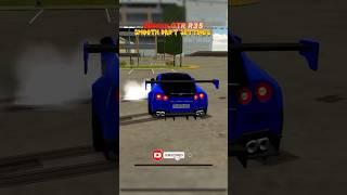 SMOOTH DRIFT SETTINGS NISSAN GTR R35 - CAR PARKING MULTIPLAYER #shorts