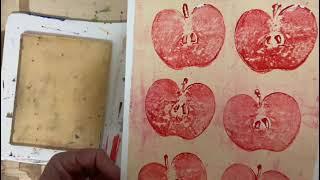 Learn Gelli Printing Demo - Stamping