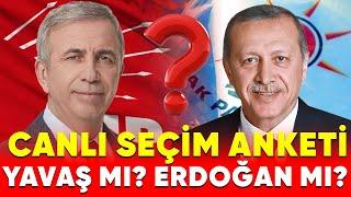 Seçim anketi: Cumhurbaşkanı Erdoğan mı? Mansur Yavaş mı? | Sürpriz Sonuç!