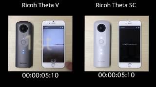 Ricoh Theta V vs. Ricoh Theta SC - Speed Comparison in the HoloBuilder JobWalk App