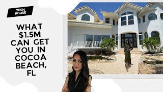 Inside a $1.5M Riverfront Property in Cocoa Beach, Florida- Open House