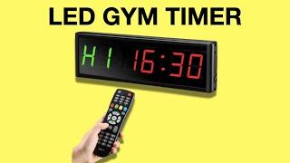 Seesii CrossFit Home Gym Timer Review (Interval, Tabata, EMOM, AMRAP, Countdown)