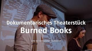 BurnedBooks Dokumentarisches Theaterstück