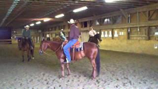 Craig Johnson Reining Clinic New Horizons Farm Vermont 2011