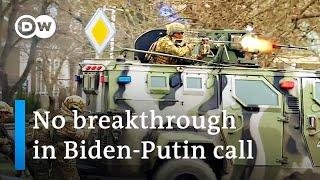 Ukraine crisis: Putin accuses US of 'hysteria,' Biden warns of 'severe costs' | DW News