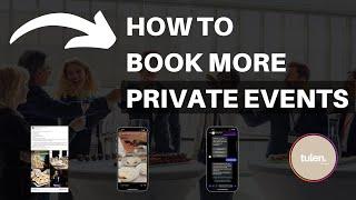 How to Book More Private Events for Your Restaurant! | Maximize your revenue | 