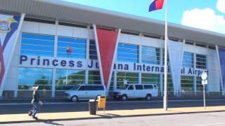 SXM Princess Juliana Airport Terminal (INSIDE / OUTSIDE) on Sint Maarten