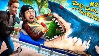 Bad Guys At School 2!  They Made Me DO THIS! (FGTeeV vs SHARK)