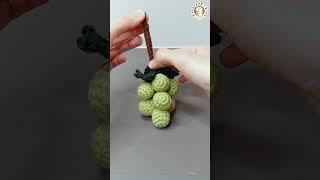 Crochet Grapes | How to crochet a bunch of grapes | Amigurumi Grapes Tutorial | Crochet Fruit | 葡萄鈎針