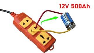 How To Turn AA Battery Into A Lead Acid Battery 12V 500AH