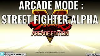 SFV: ARCADE EDITION - SF Alpha Chara. Select Screen Theme