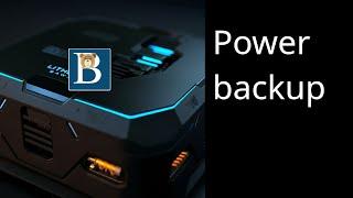 How to power router and camera during blackout UPS  Lithium battery UPS backup