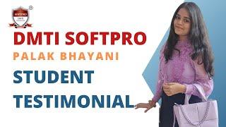 How Palak benefited from the Digital Marketing Course from DMTI SOFTPRO to promote her business.