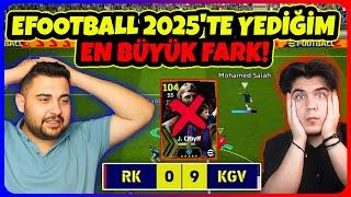 OHAAA! 9-0 MI ?? eFootball 2025'te YEDİĞİM EN BÜYÜK FARK! 104 CRUYFF SİLME CEZALI MAÇ! ŞOK OLDUM!