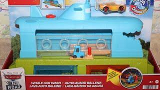 Mattel Disney Cars on the Road Color Changers Whale Car Wash (Submarine) Playset Lightning McQueen
