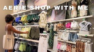 aerie shop with me + try on haul