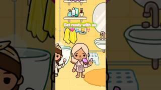 ️Get ready with us on a beach holiday! ️ (toca role play) #tocaboca #aesthetic #tocalife