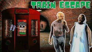 Granny Grandpa Game  - Granny The Train Escape  | Comedy With Granny and Grandpa