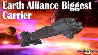 Earth Alliance Biggest Carrier | Poseidon-class Super Carrier (Babylon 5)