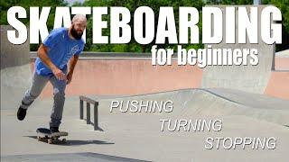 How To Ride A Skateboard For Beginners - FIRST DAY