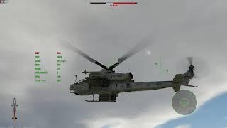 AH-1Z в War Thunder. Чуть ослабил наступление танков противника.