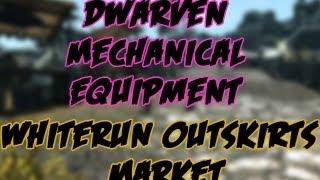 Skyrim Mods - Dwarven Mechanical Equipment & Whiterun Outskirts Market