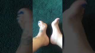 Cute wiggly blue toes 