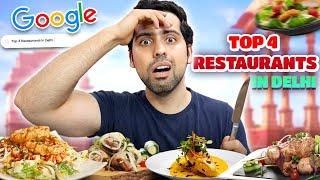 Trying Delhi’s Top Restaurants as per Google | Itne mehange kyu hai yar@cravingsandcaloriesvlogs