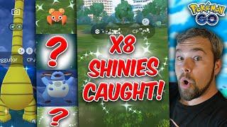 8 Shinies Caught! Shiny Smoliv Spotlight Hour! & More! (Pokémon GO)